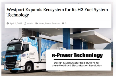 Westport Expands Ecosystem for Its H2 Fuel System Technology