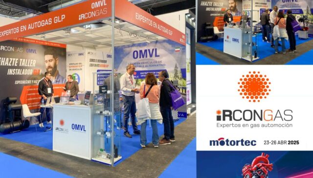 collage of 4 images from the motortech event in Madrid